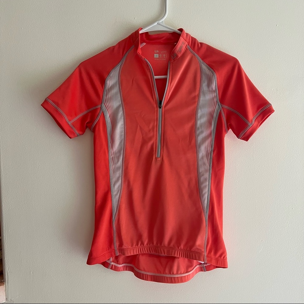 LIV GIANT Biking Riding Jersey Coral size Small Excellent, like new condition. - Picture 1 of 4